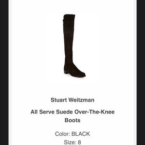 Stuart Weitzman Over the Knee Suede Boots
